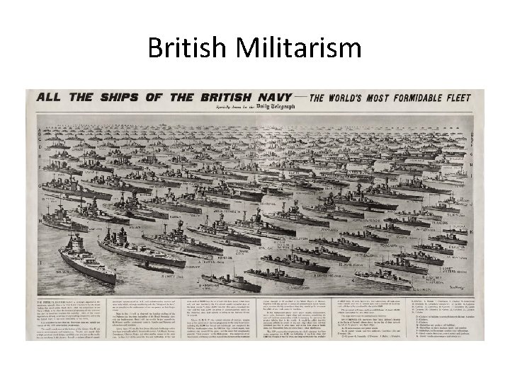 British Militarism 