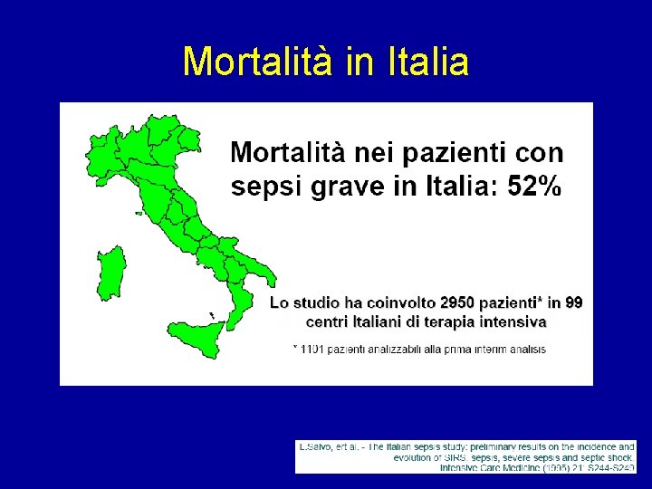 Mortalità in Italia 