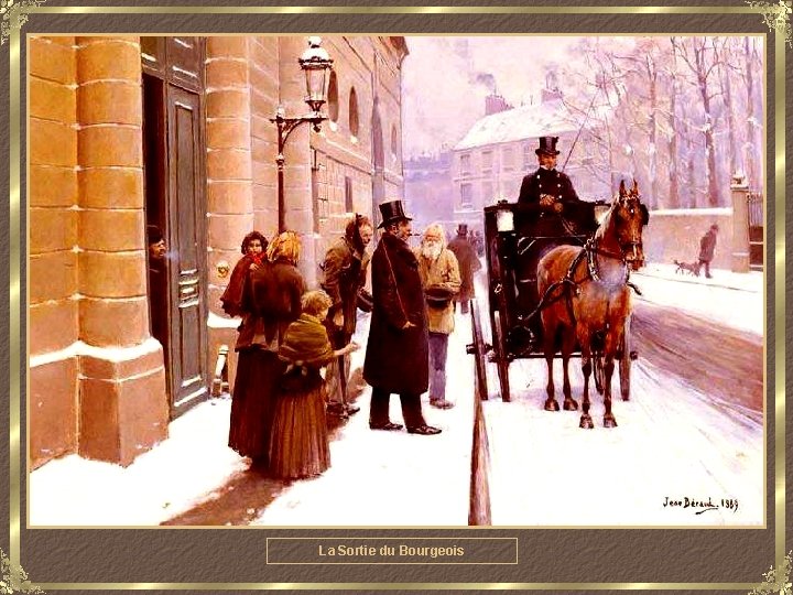 La Sortie du Bourgeois 