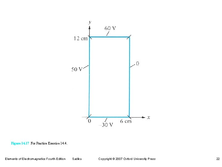 Figure 14. 17 For Practice Exercise 14. 4. Elements of Electromagnetics Fourth Edition Sadiku