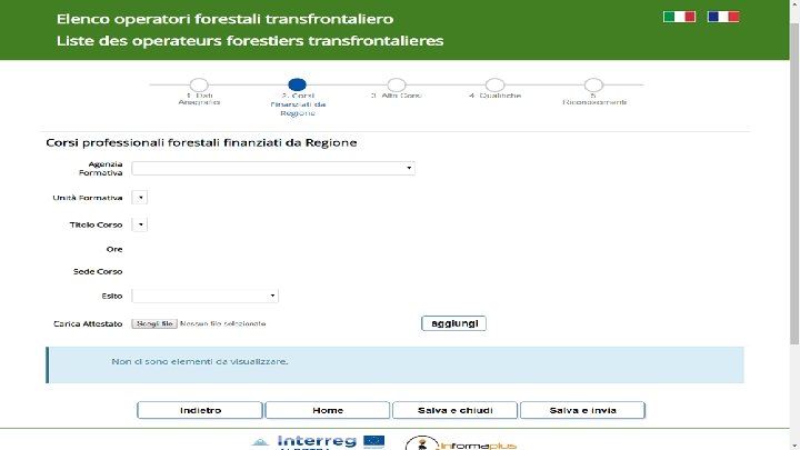 L’esperienza interregionale 9 