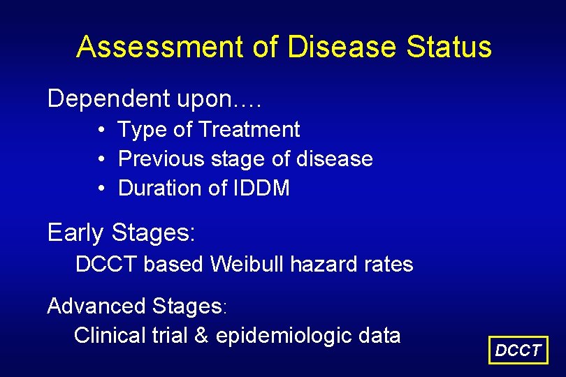 Lifetime Benefits and Costs of DCCT Intensive Therapy