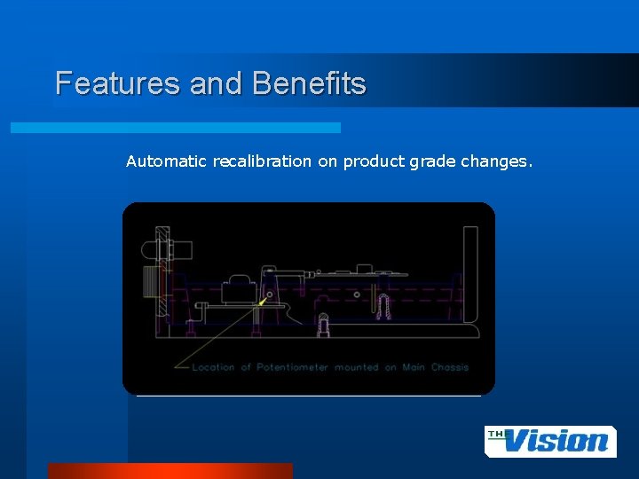 Features and Benefits Automatic recalibration on product grade changes. 