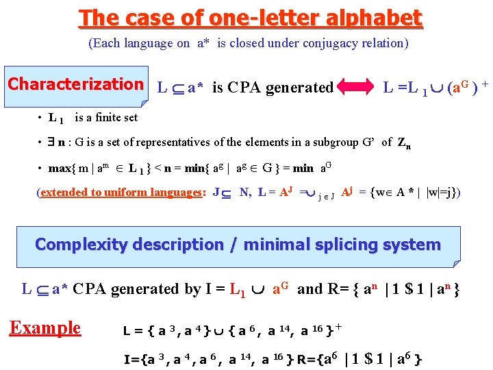 Developments on linear and circular splicing Paola Bonizzoni
