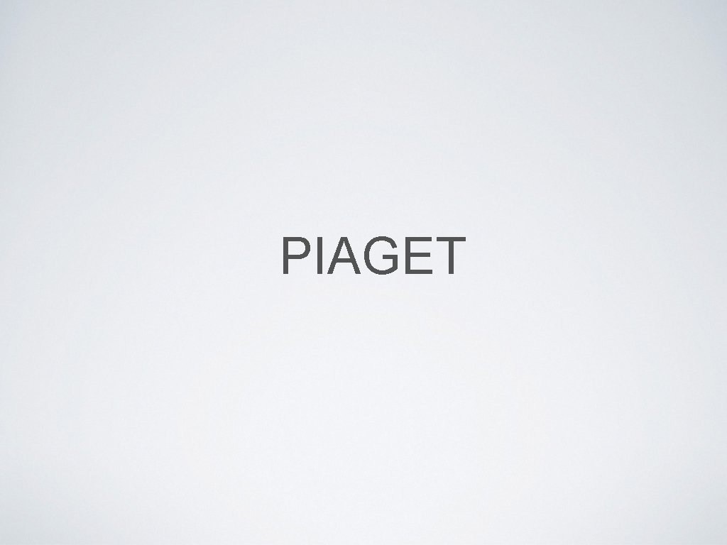 PIAGET 