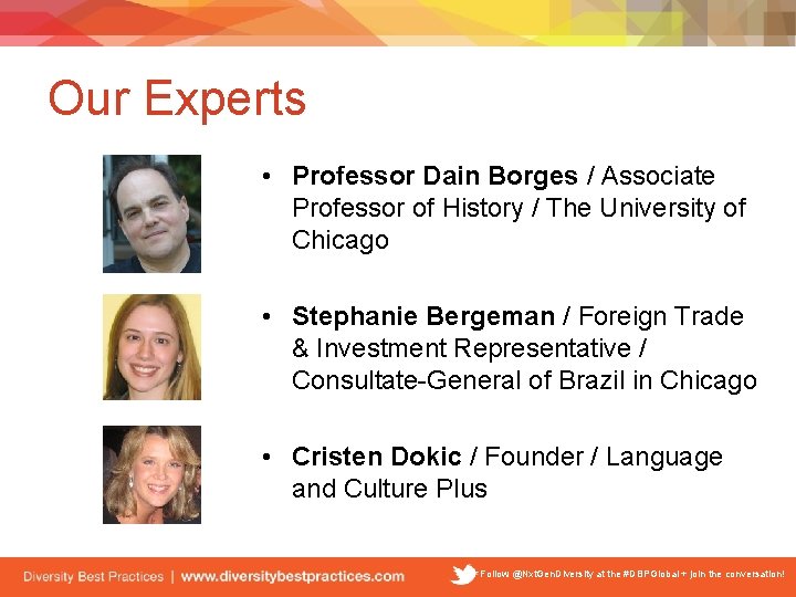 Our Experts • Professor Dain Borges / Associate Professor of History / The University