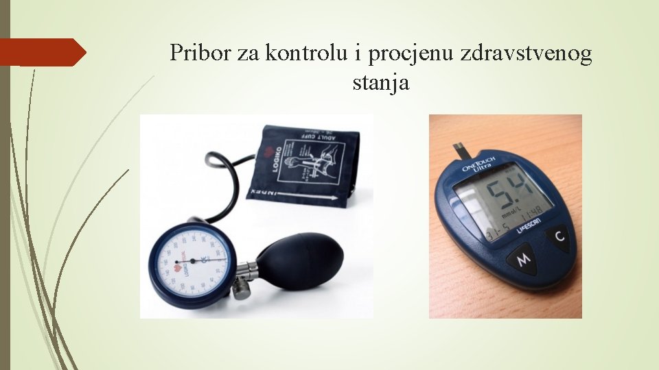 Pribor za kontrolu i procjenu zdravstvenog stanja 