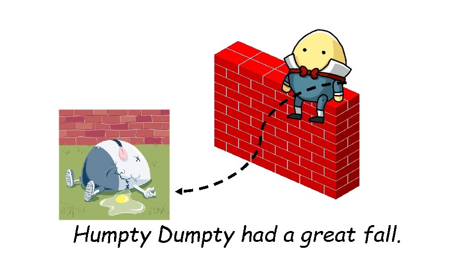 Humpty Dumpty had a great fall. 