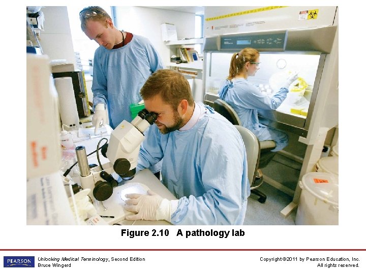 Figure 2. 10 A pathology lab Unlocking Medical Terminology, Second Edition Bruce Wingerd Copyright