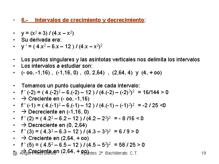  • 6. - • • • y = (x 2 + 3) /