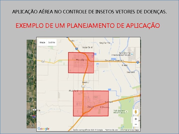 APLICAÇÃO AÉREA NO CONTROLE DE INSETOS VETORES DE DOENÇAS. EXEMPLO DE UM PLANEJAMENTO DE