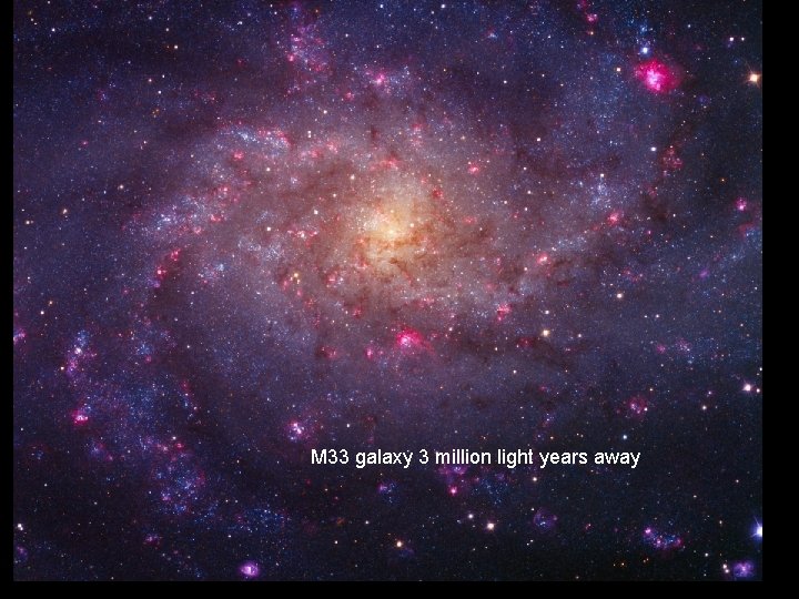 M 33 galaxy 3 million light years away 