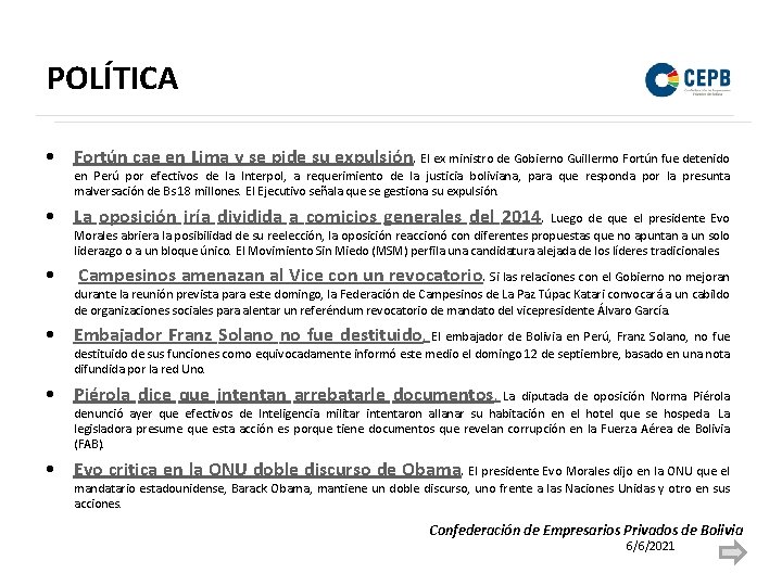 POLÍTICA • Fortún cae en Lima y se pide su expulsión. El ex ministro