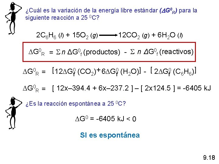 ¿Cuál es la variación de la energía libre estándar (DG 0 R) para la
