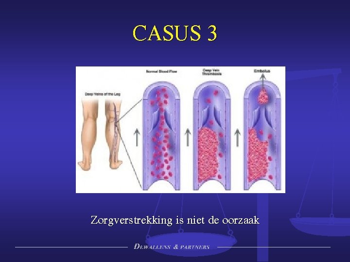 CASUS 3 Zorgverstrekking is niet de oorzaak 