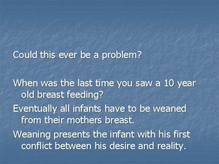 Could this ever be a problem? When was the last time you saw a