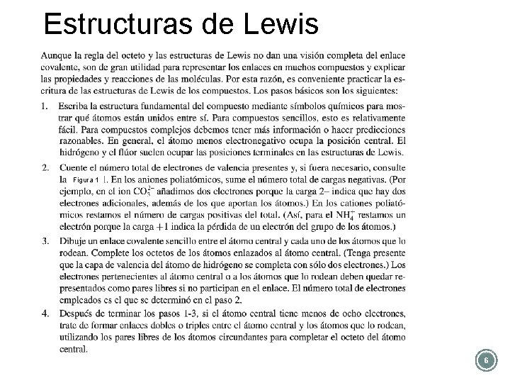 Estructuras de Lewis Figura 1 6 