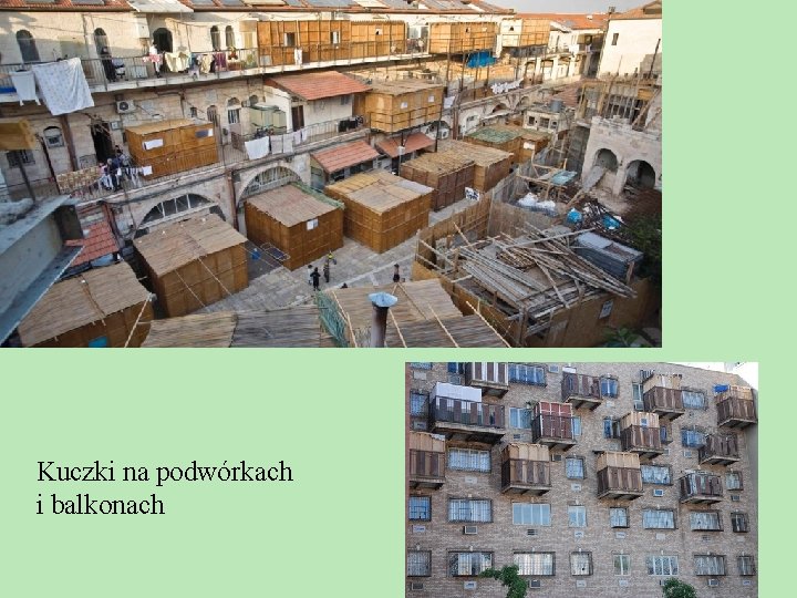 Kuczki na podwórkach i balkonach 