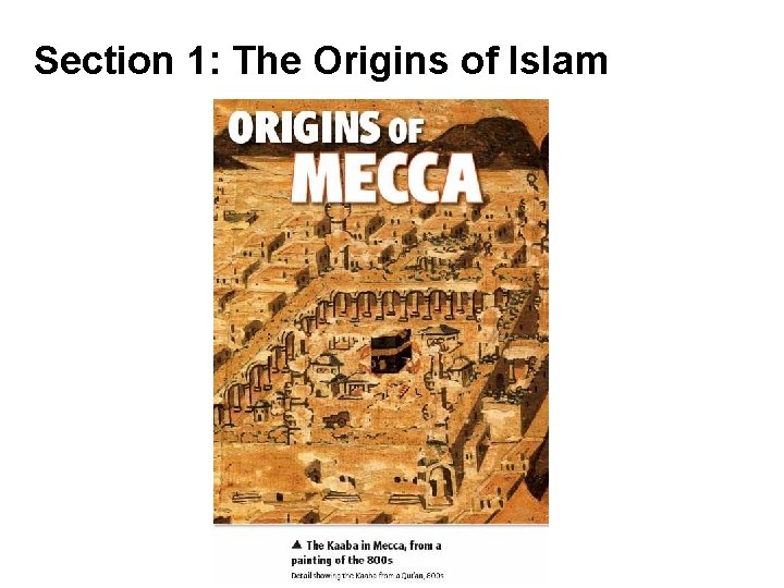 Section 1: The Origins of Islam 