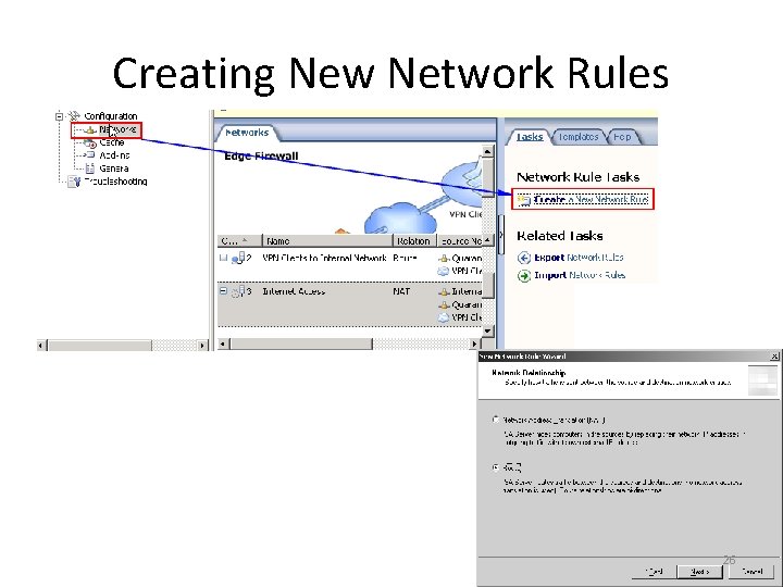 Creating New Network Rules 26 