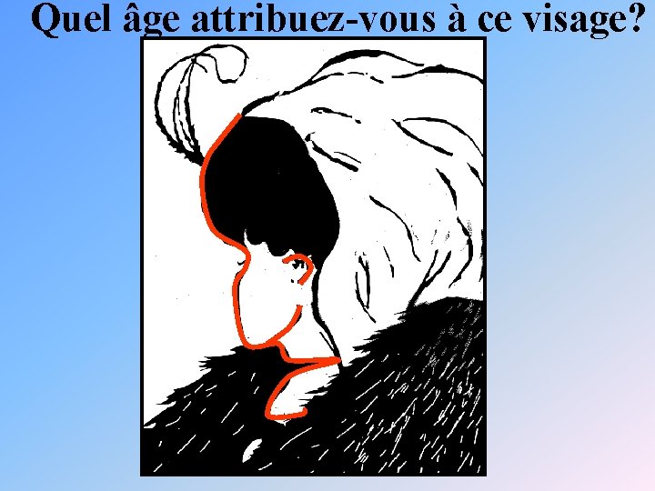 Quel âge attribuez-vous à ce visage? 