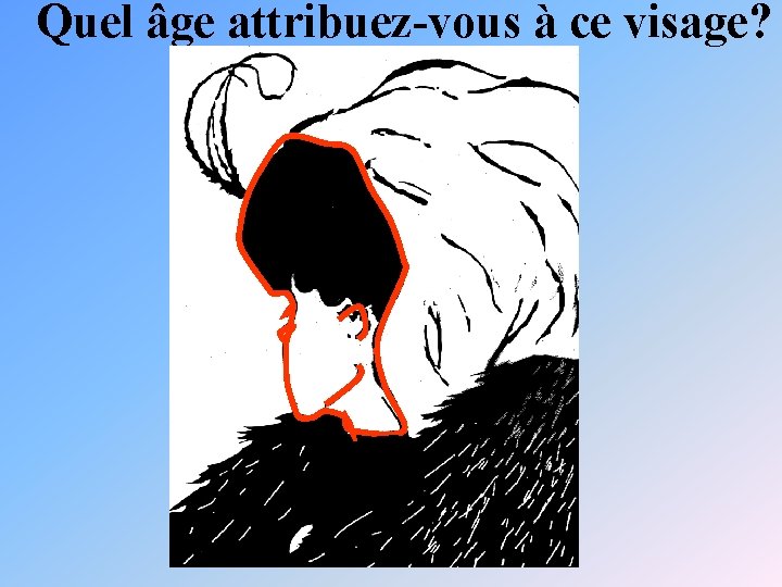 Quel âge attribuez-vous à ce visage? 