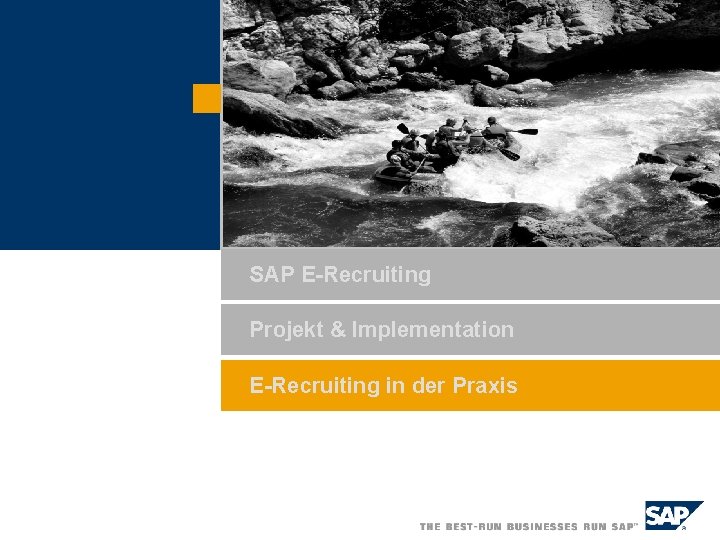 SAP E-Recruiting Projekt & Implementation E-Recruiting in der Praxis 