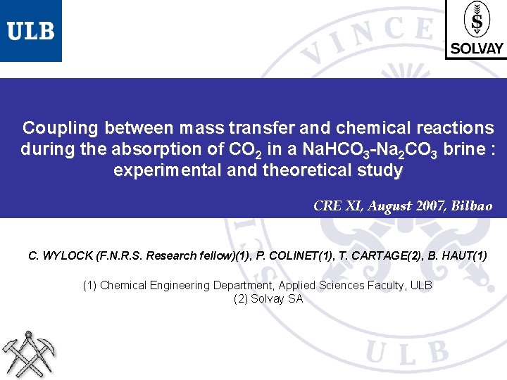 Coupling between mass transfer and chemical reactions during the absorption of CO 2 in