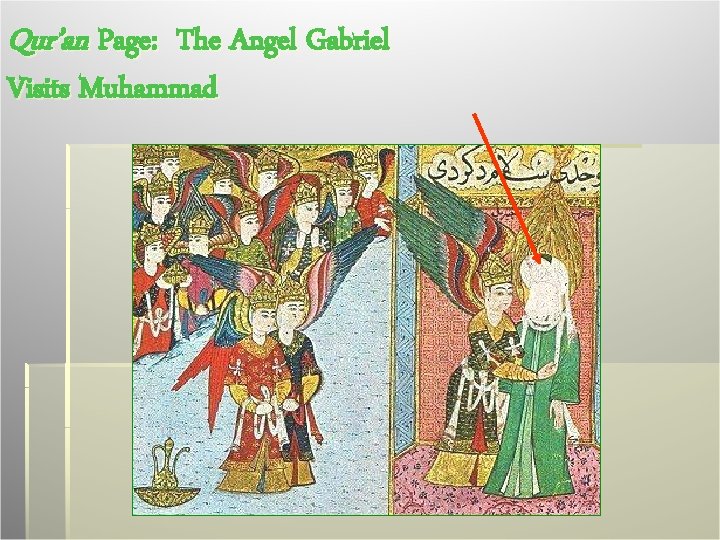 Qur’an Page: The Angel Gabriel Visits Muhammad 