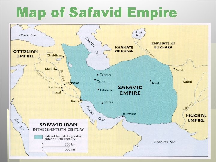 Map of Safavid Empire 