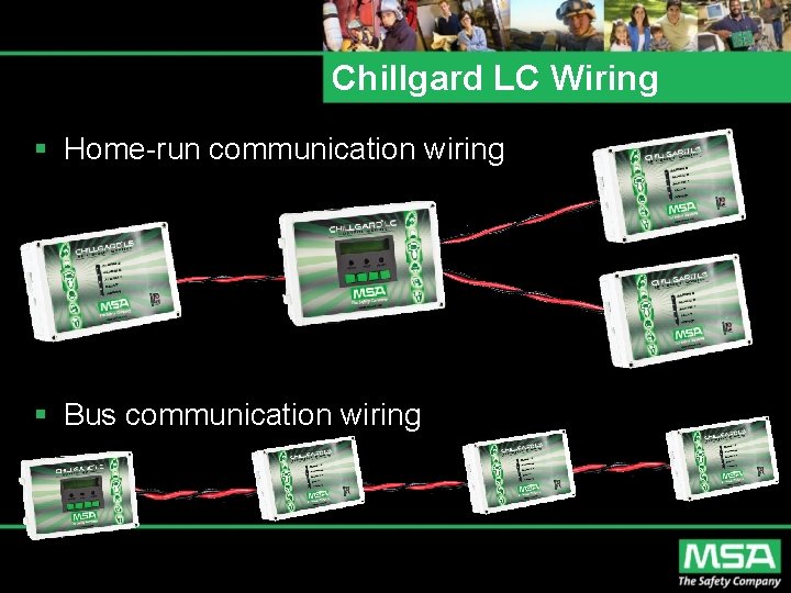 Chillgard LC Wiring § Home-run communication wiring § Bus communication wiring 