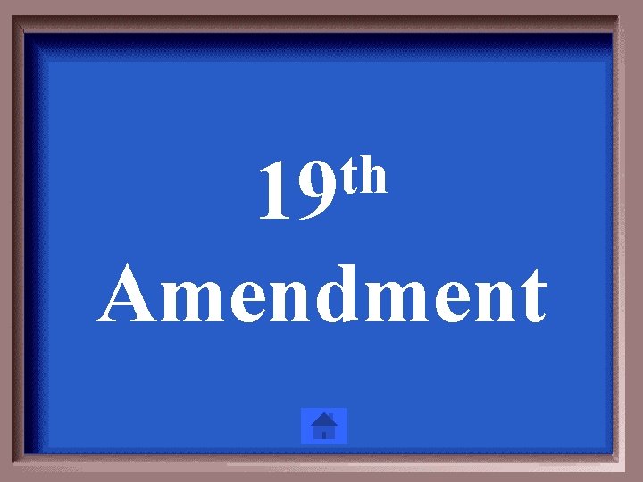 th 19 Amendment 