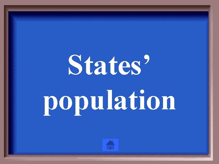 States’ population 