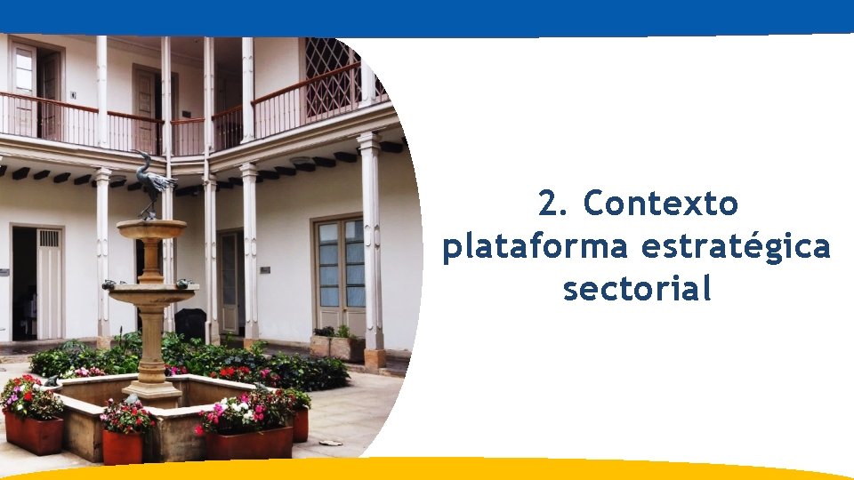2. Contexto plataforma estratégica sectorial 