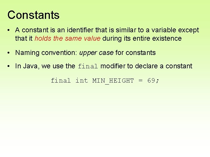 Chapter 2 Data and Expressions String and String