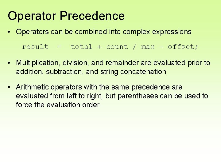 Chapter 2 Data and Expressions String and String
