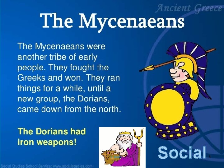 Mycenaean's V. Oliver Social 