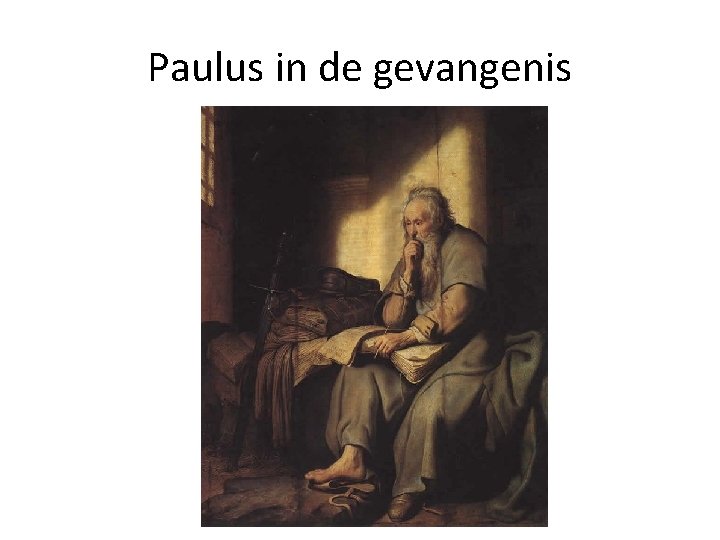 Paulus in de gevangenis 