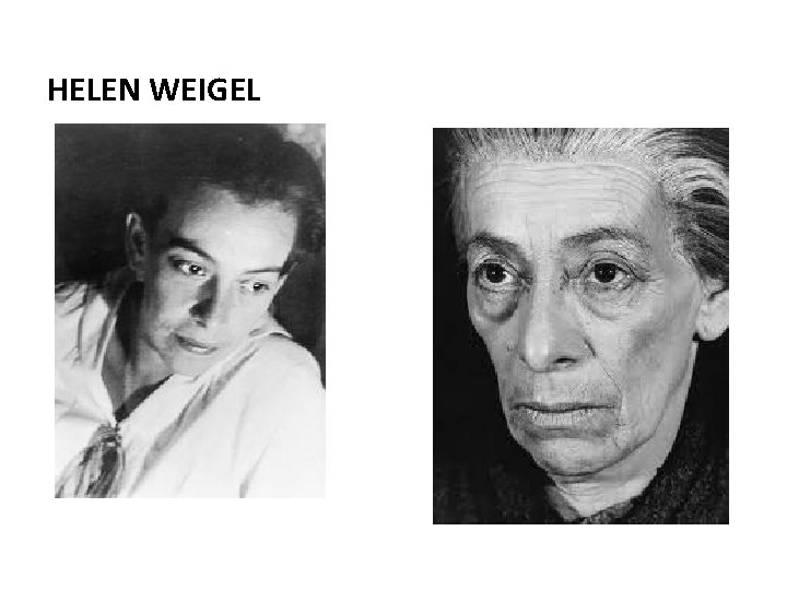 HELEN WEIGEL 