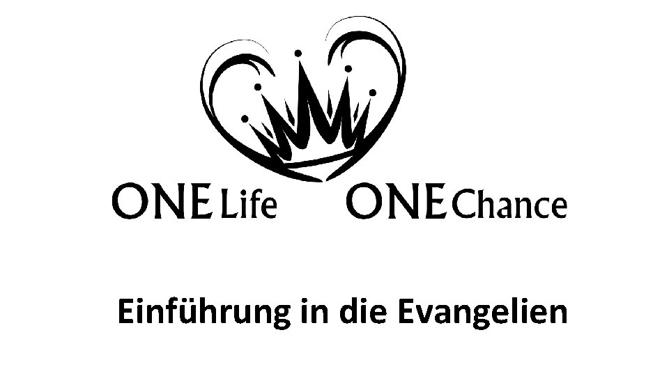 Einführung in die Evangelien 