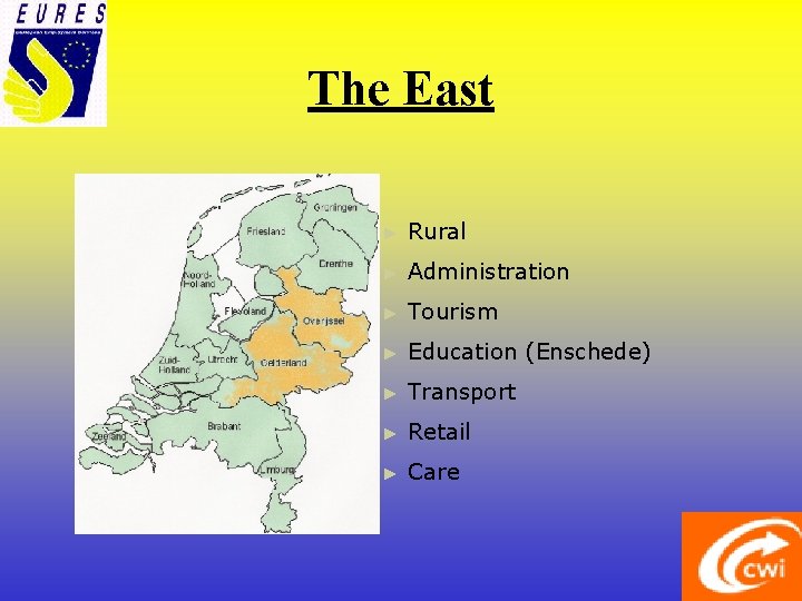 The East ► Rural ► Administration ► Tourism ► Education (Enschede) ► Transport ►