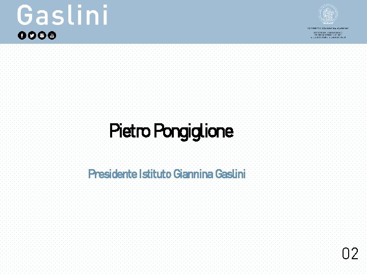 Pietro Pongiglione Presidente Istituto Giannina Gaslini 02 