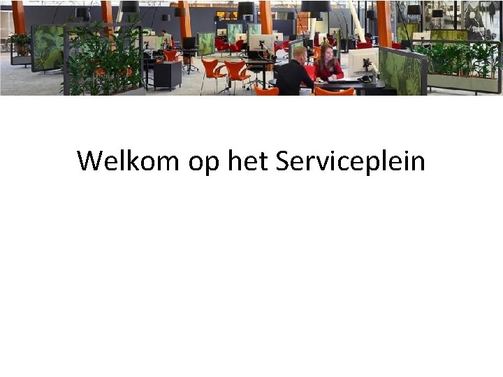 Welkom op het Serviceplein 