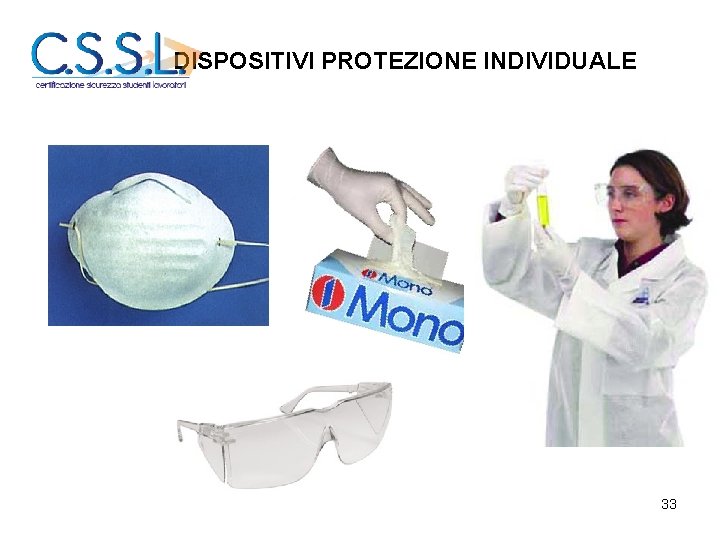 DISPOSITIVI PROTEZIONE INDIVIDUALE 33 