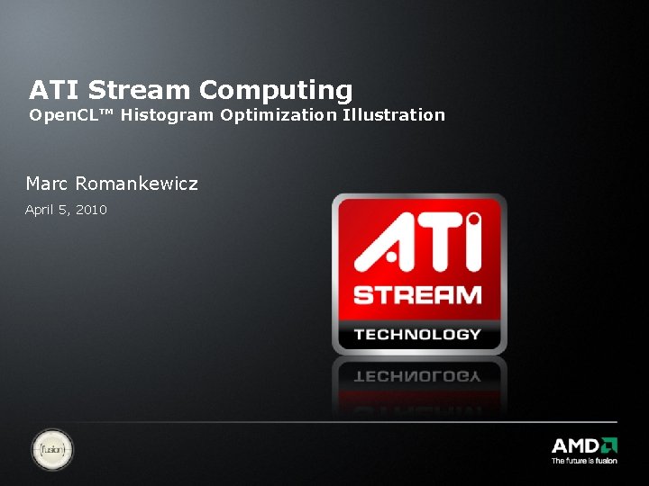 ATI Stream Computing Open CL Histogram Optimization Illustration