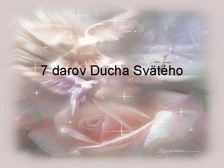 7 darov Ducha Svätého 