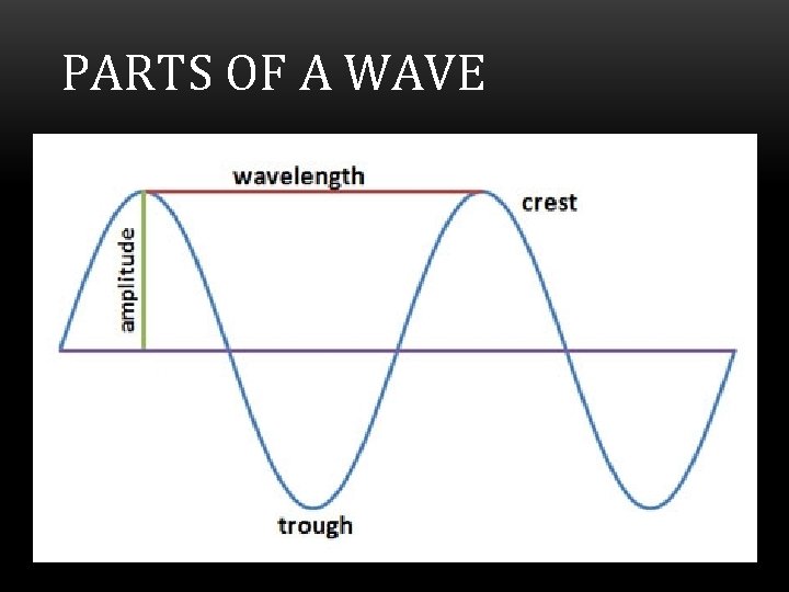 PARTS OF A WAVE 