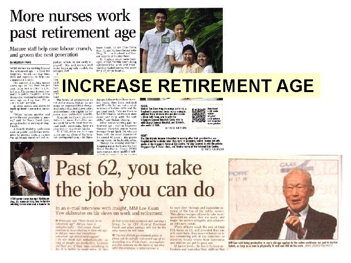 INCREASE RETIREMENT AGE 