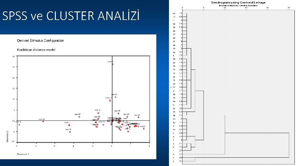 SPSS ve CLUSTER ANALİZİ 