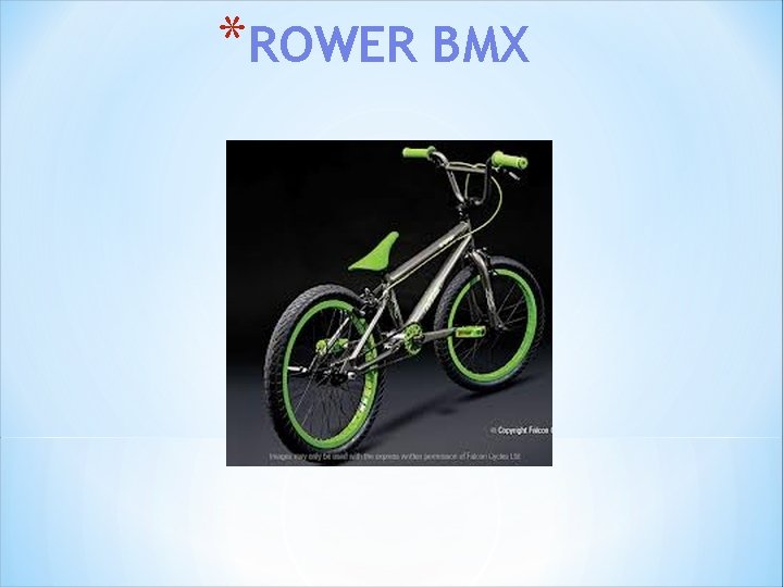 *ROWER BMX 